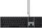 Satechi Slim W3 Wired Backlit Keyboard, -C, schwarz/grau, USB, ND Vorschaubild