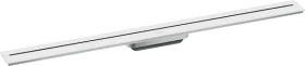 Hansgrohe Axor Drain Duschrinne, Fertigset 1000 zur Wandmontage, mattweiß