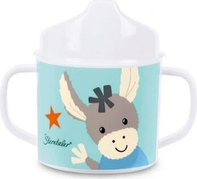 Sterntaler Henkeltasse Trinkbecher mit Trinkaufsatz, 6+M, emmi