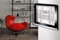 Hama TV-Wandhalterung Fix Ultraslim, 3 Sterne, M weiß Vorschaubild