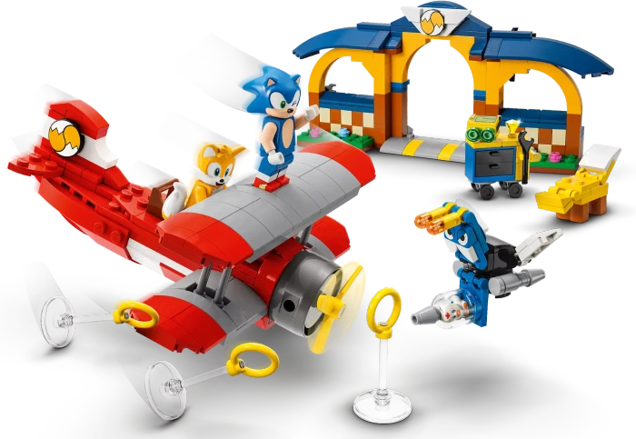 LEGO Sonic the Hedgehog - Tails Tornadoflieger mit Werkstatt