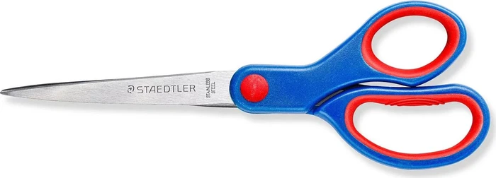Staedtler Noris 965 Bastelschere, Rechtshänder, 210mm, blau