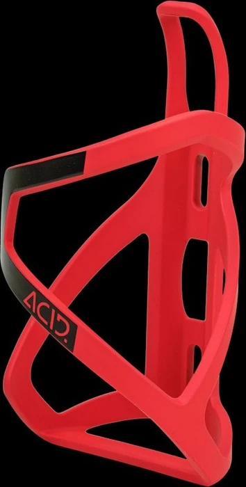 Cube Acid HPP Left-Hand Sidecage Flaschenhalter matt red'n'glossy black