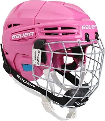 Bauer Prodigy Combo Helm pink (Junior)