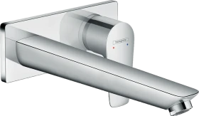 Hansgrohe Talis E Einhebel-Waschtischmischer Unterputz für Wandmontage mit Auslauf 22.5cm chrom