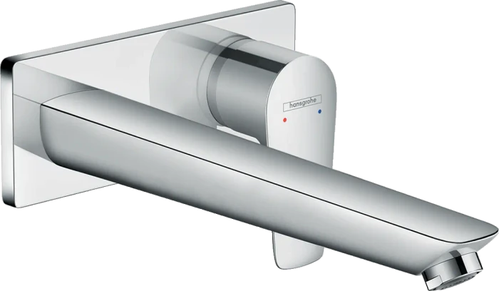 Hansgrohe Talis E Einhebel-Waschtischmischer Unterputz für Wandmontage mit Auslauf 22.5cm chrom