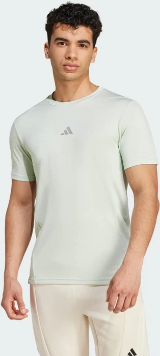 adidas Designed for Training HIIT Workout Heat.RDY Funktionsshirt kurzarm linen green (Herren)