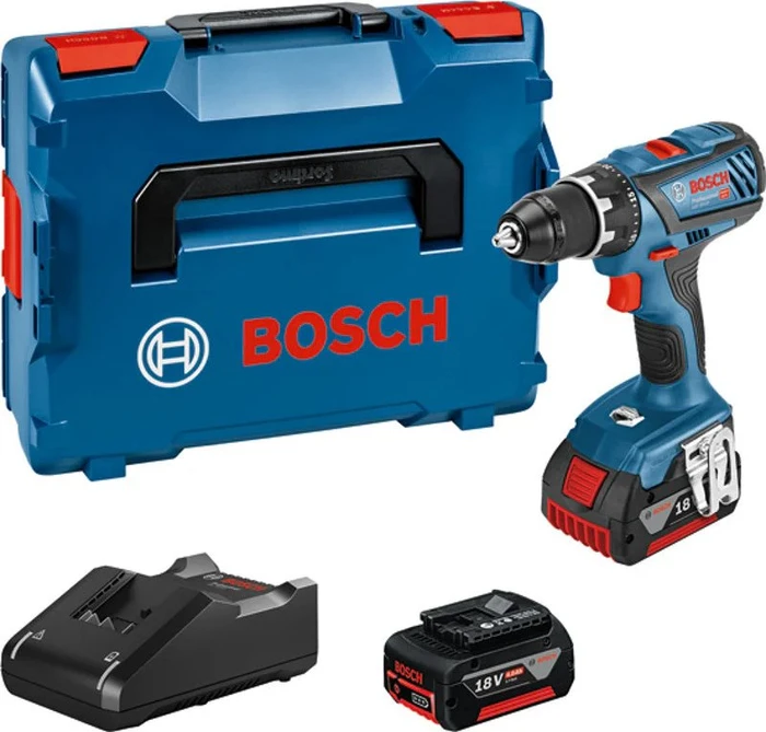 Bosch Professional GSR 18V-28 Akku-Bohrschrauber inkl. L-Boxx + 2 Akkus 4.0Ah