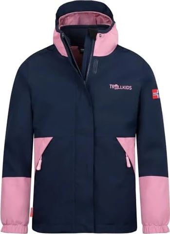 Trollkids Kjerag 3in1 Funktionsjacke navy/mauve (Junior)