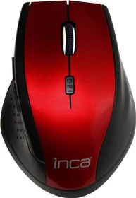 Inca IWM-500GLK Wireless Mouse rot/schwarz, USB