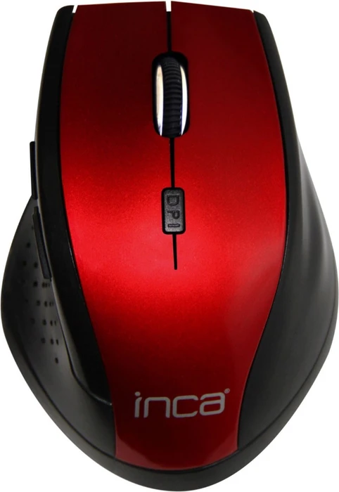Inca IWM-500GLK Wireless Mouse rot/schwarz, USB