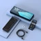 Dierya DK61SE, schwarz, LEDs grün, BROWN Switches, USB, US Vorschaubild