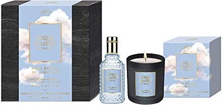 4711 Acqua Colonia Intense Pure Breeze of Himalaya EdC 50ml + Kerze Duftset
