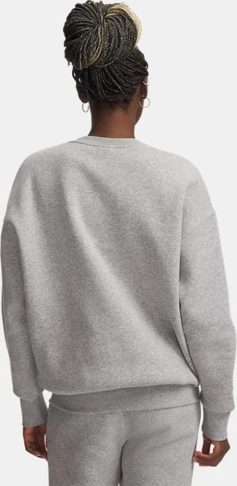Under Armour Rival Oversize Sweatshirt mod grey light heather/white (Damen)