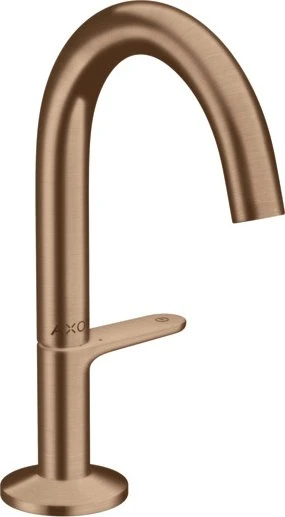 Hansgrohe Axor One Select 140 Waschbeckenarmatur brushed red gold