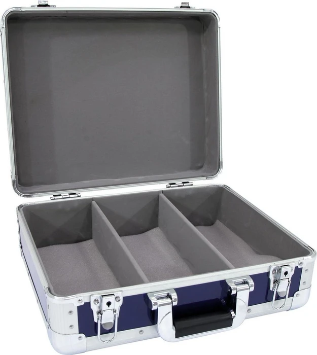 Roadinger CD-Case ALU Digital-Booking abgerundet blau
