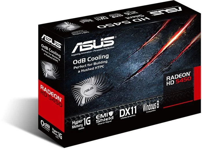 ASUS Radeon HD 5450 Silent V2, HD5450-SL-HM1GD3-L-V2, 512MB DDR3, VGA, DVI, HDMI