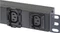 Sygonix 19" Aluminium Steckdosenleiste, 1HE, 6-fach, 230V, schwarz, 2m Vorschaubild