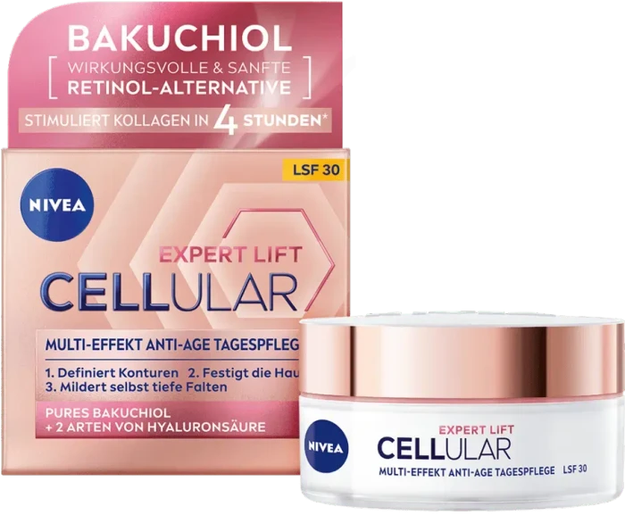 Nivea Cellular Expert Lift Bakuchiol Multi-Effekt Anti-Age Tagespflege LSF30, 50ml