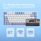 Wobkey Rainy 75 Pro, blau, LEDs RGB, Kailh Cocoa, USB/Bluetooth, US Vorschaubild