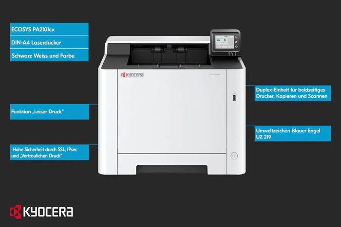 Kyocera Ecosys PA2101cx, Laser, mehrfarbig